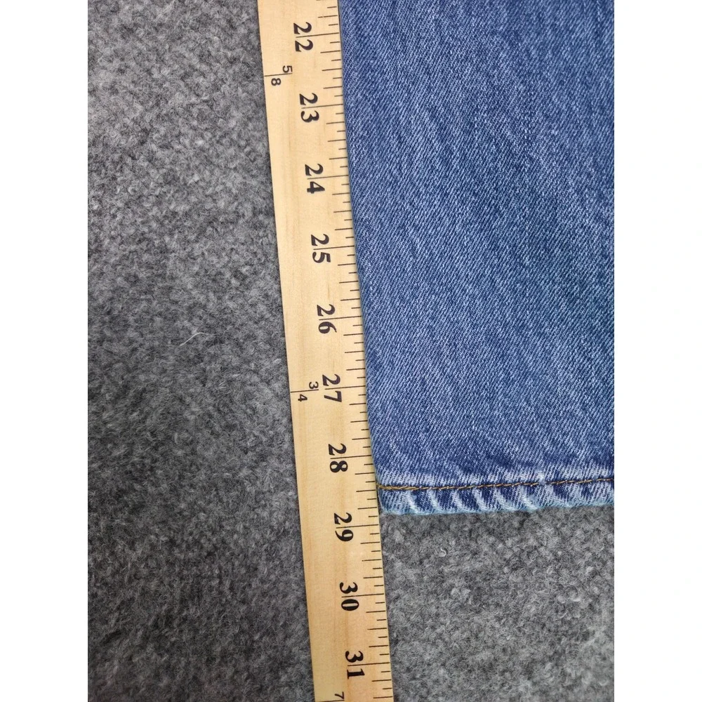 Levi's 501 Original Fit Jeans Mens 31x30 Blue Medium Wash Straight Leg Denim